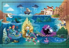 Clementoni Puzzle 1000 dílků Disney Mapa - Malá mořská víla