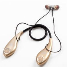 Gjby Bluetooth sluchátka SPORTS CA-129 zlatá