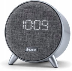 iHome Bluetooth reproduktor + budík + hodiny + USB nabíječka + noční 5v1 iHome