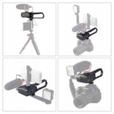 LensGo Regulátor zvukového zesilovače pro mikrofon + Grip Stabilizátor Fotoaparát