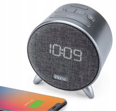 iHome Bluetooth reproduktor + budík + hodiny + USB nabíječka + noční 5v1 iHome