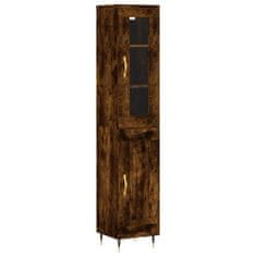 Vidaxl Skříň highboard kouřový dub 34,5 x 34 x 180 cm kompozitní dřevo