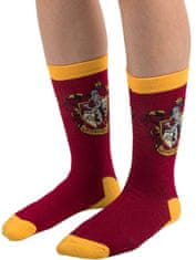 CurePink Ponožky HARRY POTTER: Gryffindor - Nebelvír set 3 párů (EU 35-45)