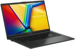 ASUS Vivobook Go/ i3-N305/ 8GB DDR4/ 256GB UFS/ Intel UHD/ 15,6"FHD,matný/ W11H/ černý