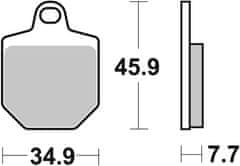 SBS Brzdové destičky 843RSI