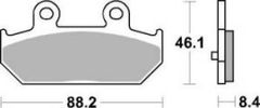 SBS Brzdové destičky 804LS