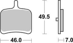 SBS Brzdové destičky 857LS