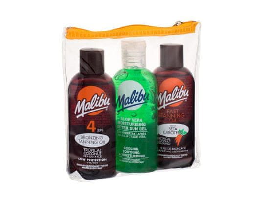 Malibu 100ml bronzing tanning oil spf4