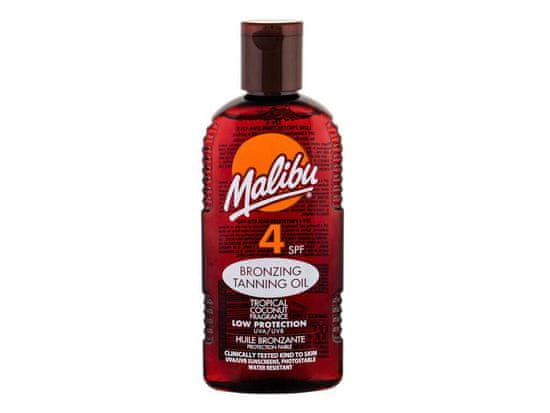 Malibu 200ml bronzing tanning oil spf4