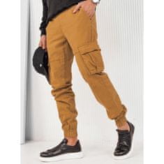 Dstreet Pánské bojové kalhoty hnědé ux4174 M