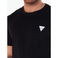 Dstreet Pánské základní tričko černé rx5439 M