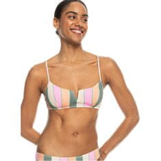 Roxy Dámská plavková podprsenka Vista Stripe Bralette ERJX305262-GNY3 (Velikost L)