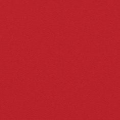 Greatstore Zatahovací boční markýza červená 160 x 500 cm