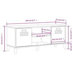 Vidaxl Lavice s botníkem VIKEN bílá 106 x 35 x 45 cm kompozitní dřevo