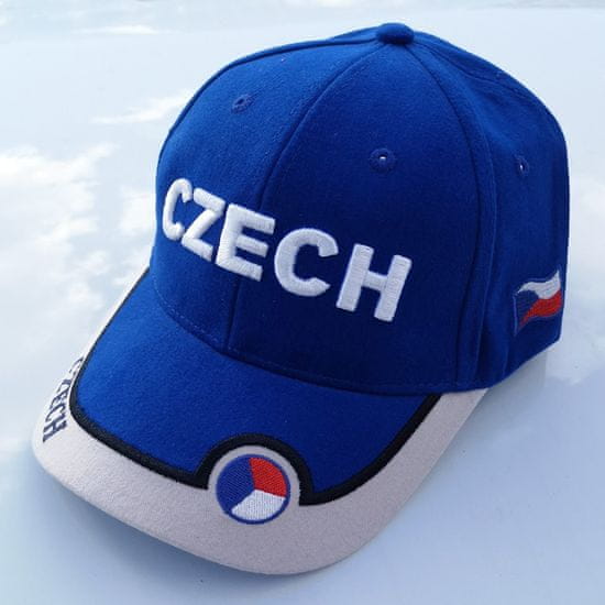 Fansport Kšiltovka CZECH 3D Royal