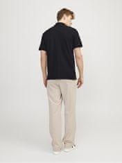 Jack&Jones Pánské polo triko JJEJOSH Standard Fit 12247387 Black (Velikost XXL)