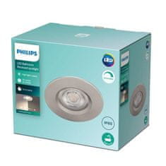 Philips LED Zapuštěné bodové svítidlo Philips DIVE SL261 set 3ks 8718699755959 3x5W 3x350lm 2700K IP65 niklové stmívatelné