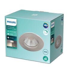 Philips LED Zapuštěné bodové svítidlo Philips DIVE SL261 set 3ks 8718699756079 3x5,5W 3x350lm 2700K IP65 niklové stmívatelné