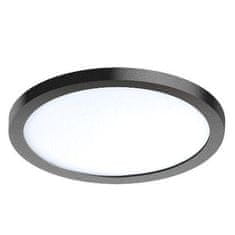 AZZARDO LED Stropní zápustné bodové svítidlo AZzardo Slim 15 Round 3000K IP44 black AZ2840 12W 1000lm 3000K IP44 14,5cm kulaté černé