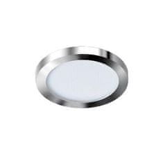 AZZARDO LED Stropní zápustné bodové svítidlo AZzardo Slim 9 Round 3000K IP44 chrome AZ2861 6W 500lm 3000K IP44 9cm kulaté chromové