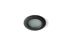 AZZARDO Koupelnové stropní zápustné bodové svítidlo AZzardo Emilio black AZ0809 MR16/GU10 1x50W IP54 9cm černé