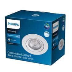 Philips LED Zapuštěné bodové svítidlo Philips SPARKLE SL261 8718699755607 5W 350lm 2700K IP20 bílé stmívatelné