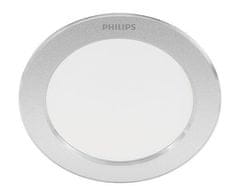 Philips LED Zapuštěné bodové svítidlo Philips DIAMOND CUT DL251 8718699778057 3,5W 300lm2700K IP20 9,5cm stříbrné