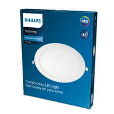 Philips LED Stropní podhledové svítidlo Philips SLIM 8718699760038 20W 1750lm 3000K IP20 22,5cm bílé