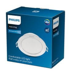 Philips LED Zapuštěné bodové svítidlo Philips DIAMOND CUT DL251 8718699778033 3,5W 300lm 2700K IP20 9,5cm bílé