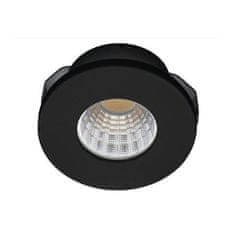 AZZARDO LED Stropní podhledové svítidlo AZzardo Fill 5W R 3000K black AZ3381 5W 425lm 3000K IP20 4,5cm kulaté černé