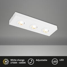 BRILONER BRILONER CTS LED stropní svítidlo, 38,5 cm, 4W, 460lm, bílé BRI 3996036