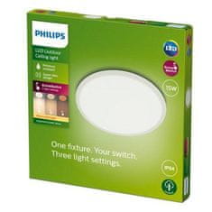 Philips Philips Superslim CL550 venkovní přisazené LED svítidlo 15W 1300lm 2700K krokové stmívání IP54 25cm, bílé