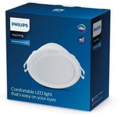 Philips Philips Meson podhledové LED svítidlo 5,5W 380lm 6500K 9,5cm kulaté IP20, bílé