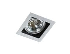 AZZARDO AZzardo SISTO podhledové svítidlo 1x ES111 max. 50W bez zdroje 19cm hranaté IP20, hliníkové