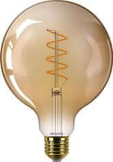 Philips Philips LED filament žárovka E27 G125 5,5W (40W) 470lm 2200K stmívatelná, jantarová