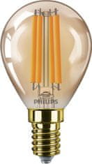 Philips Philips LED filament žárovka E14 P45 6W (40W) 470lm 1800K nestmívatelná, jantarová