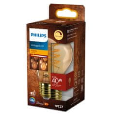 Philips Philips LED filament žárovka E27 A60 5,5W (40W) 470lm 2200K stmívatelná, jantarová