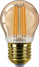 Philips Philips LED filament žárovka E27 P45 6W (40W) 470lm 1800K nestmívatelná, jantarová