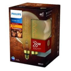 Philips Philips Vintage LED žárovka E27 G200 25W 300lm 1800K nestmívatelná, gold