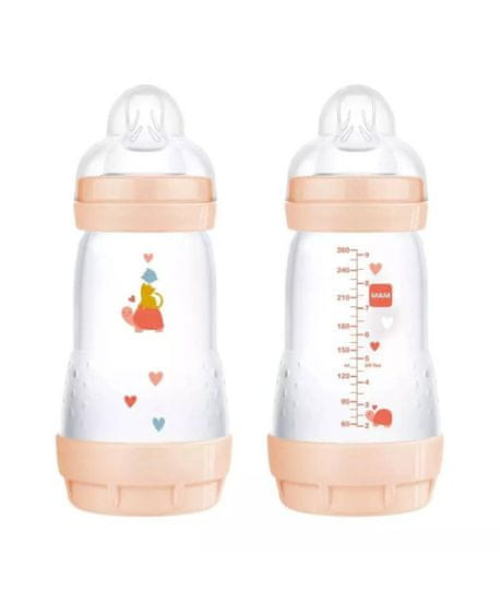 MAM BABY Dětská láhev Anti-Colic 260Ml 2M+, Girl