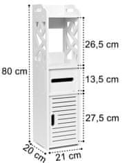 TZB Koupelnová skříňka MALTA bílá