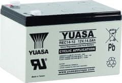 GOOWEI ENERGY Yuasa Pb trakční záložní akumulátor AGM 12V/14Ah pro cyklické aplikace (REC14-12)