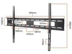 HADEX Držák na LED/LCD/Plazma TV 42" - 100" , LTC