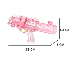 bHome Vodní pistole Mašinka růžová