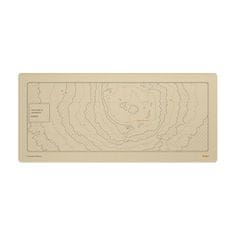 NuPhy Emi Koussi Deskmat - Podložka pod myš, 89 cm x 40 cm, MousePad béžová