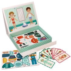 Adam toys Montesori magnetická vkládačka/puzzle, Profese