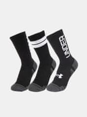 Under Armour Ponožky UA Perf Tech Nov 3pk Crew-BLK M