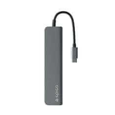 EPICO Resolve 8K hliníkový hub 6v1 s USB-C konektorem 9915112100080 - vesmírně šedý