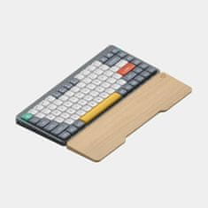 NuPhy Mono Wrist Rest - Opěrka zápěstí pro nízkoprofilovou klávesnici, Beech 75%