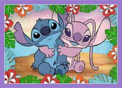 Trefl Puzzle Lilo&Stitch: Bláznivý den 4v1 (35,48,54,70 dílků)